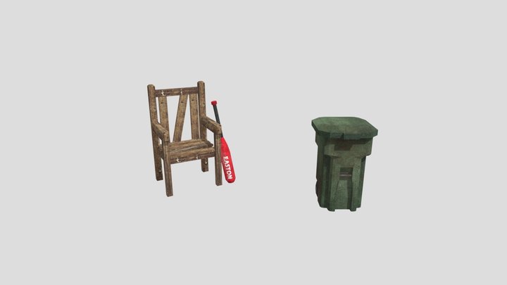 1GD28_Jonckheere_Chloe_Texture_3SimpleProps 3D Model