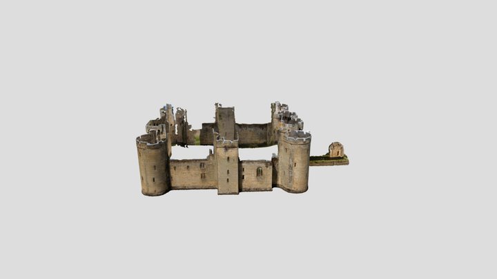 Bodiam Castle 2017 3D Model