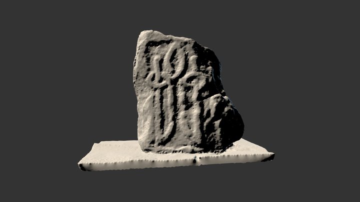 Carved stone fragment, Isle of Iona 2018 3D Model