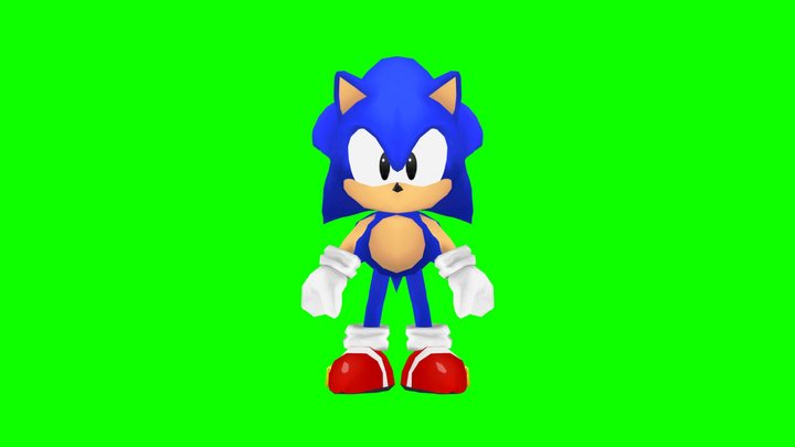 SRB2 Sonic the Hedgehog 3D Model