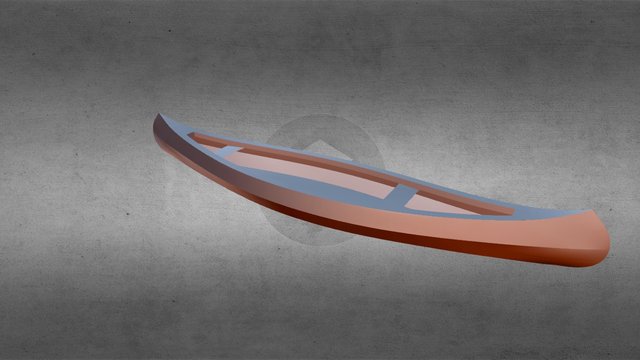 Canoe IROQUO-02 3D Model