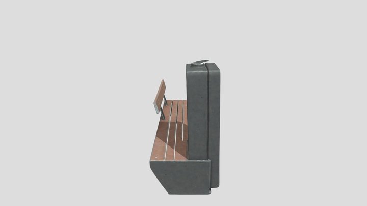Smart Bench Design 3D Model