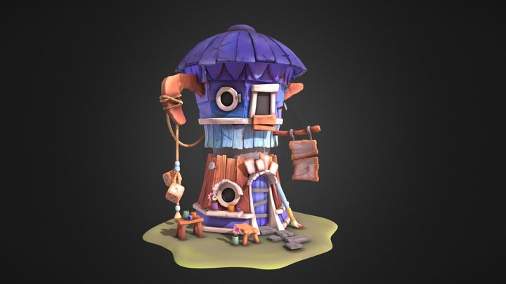 scultping exam - Crea Café 3D Model