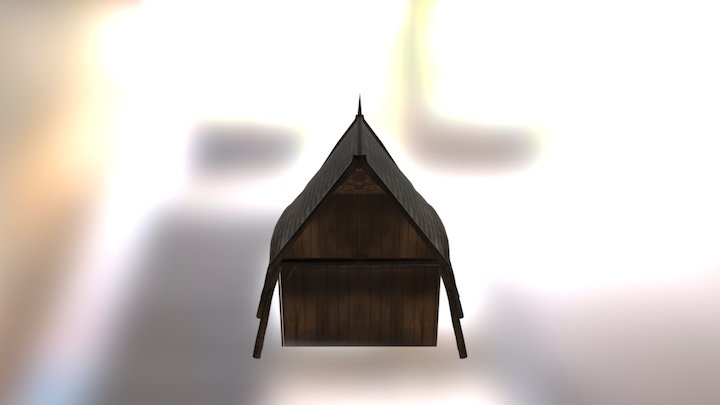 Native House or Building F – Free 3D Model STL