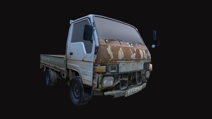 RUSTY TRUCK 3D Model