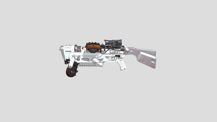 Gun Incineratorthermoelectricity Rifle 3D Model