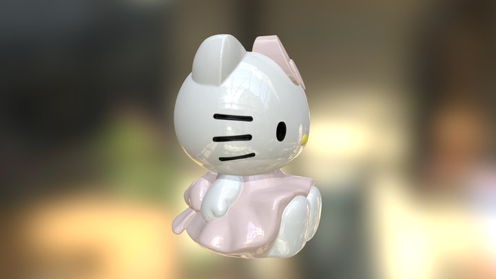 Hello Kitty 3D Model