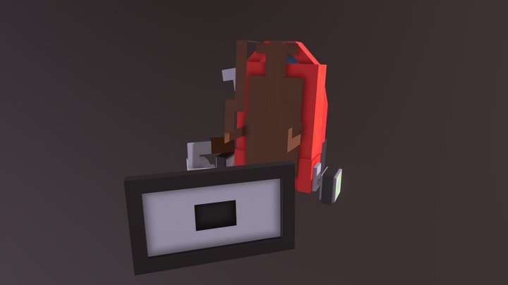 Poltergust G00 - Luigi's Mansion 3 / Minecraft 3D Model