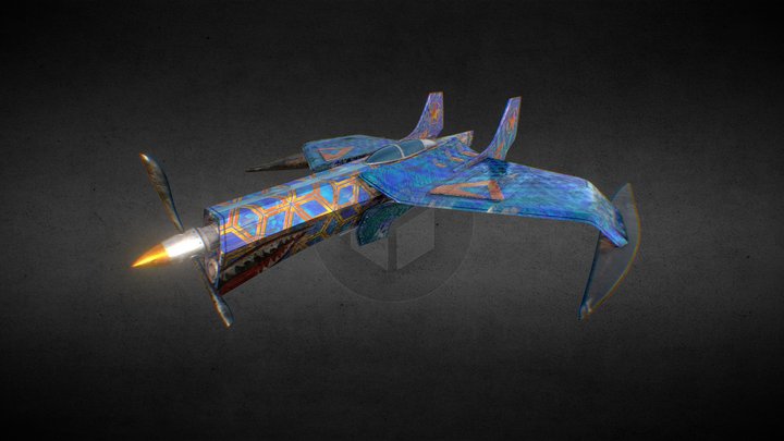 Racing Sea Plane 3D Model