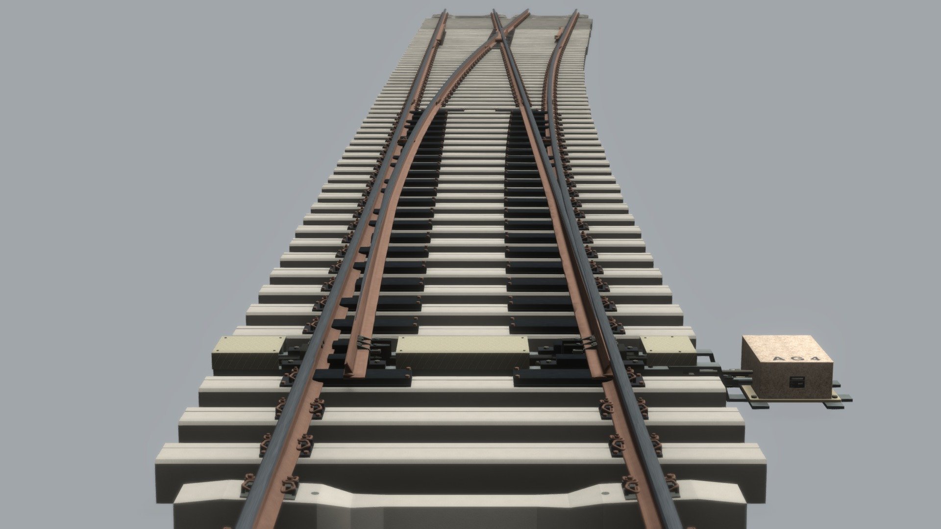 [ENG] Railway turnout - 3D model by Daniel Sánchez Benito (@itskhor ...