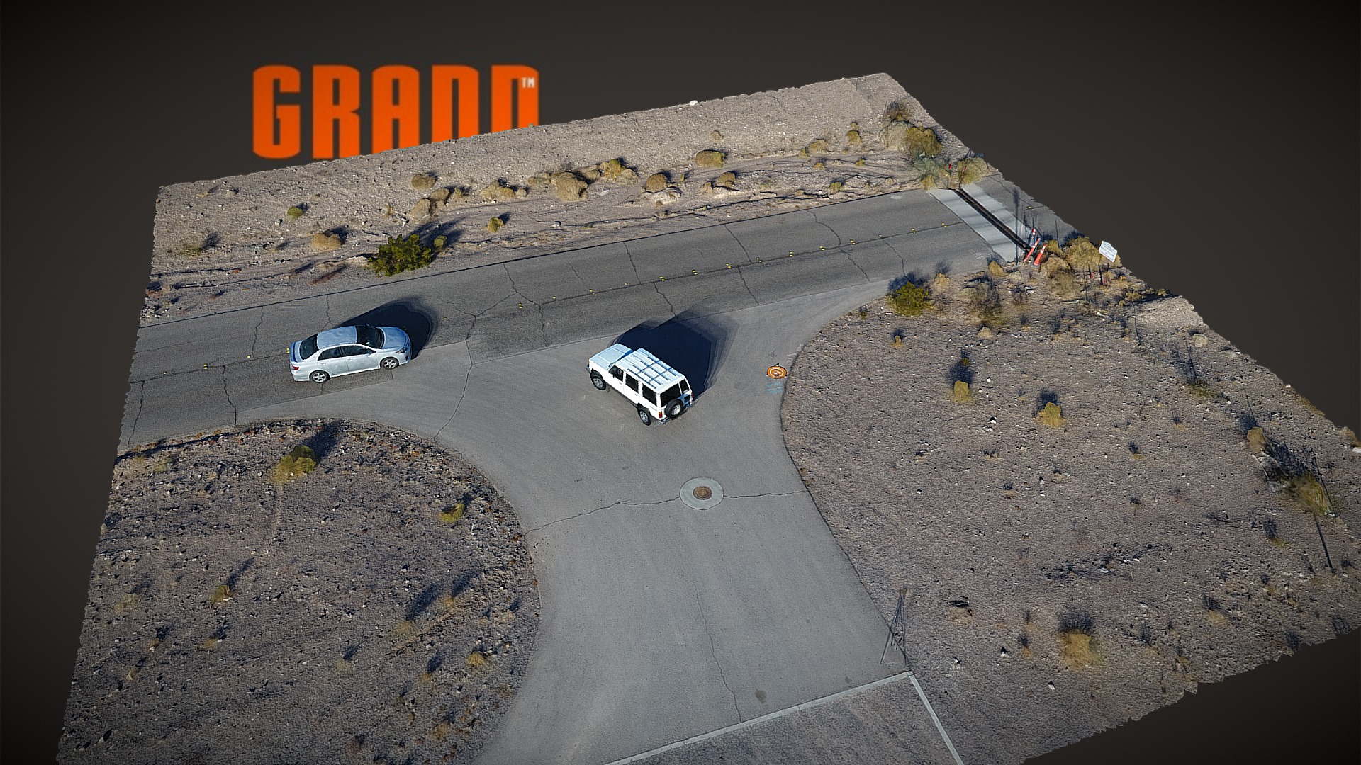 3D model GRADD 3D Model / Traffic Accident Reconstruction - This is a 3D model of the GRADD 3D Model / Traffic Accident Reconstruction. The 3D model is about a road with cars and people on it.