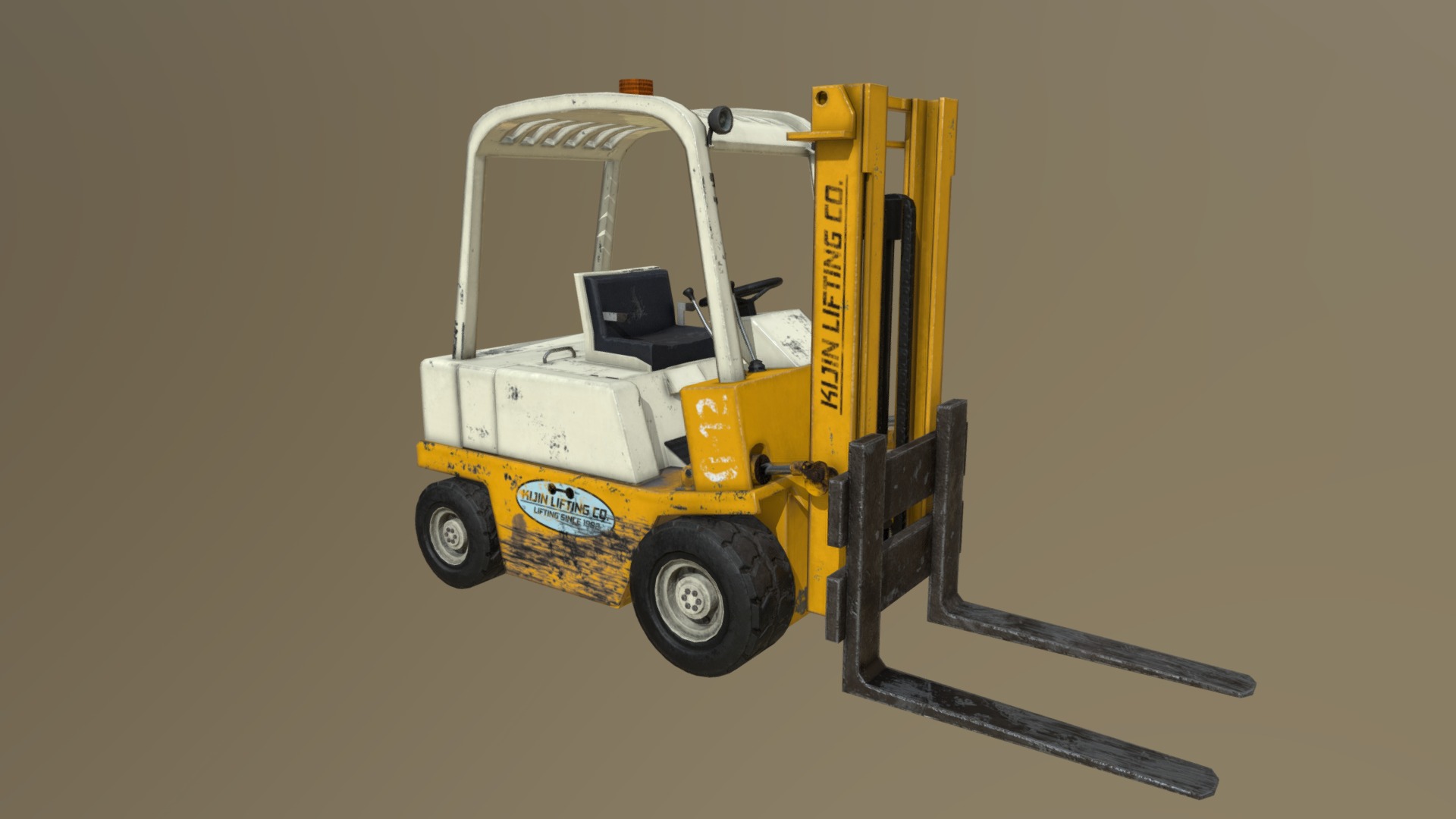 Yale forklift - 3D model by filthy969 [0e481d2] - Sketchfab