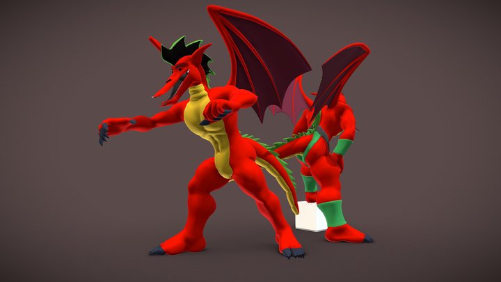 KabalMystic American Dragon Jake Long by IronGut 3D Model