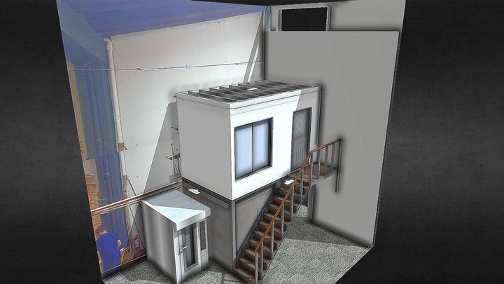 Oficina en su termino 3D Model
