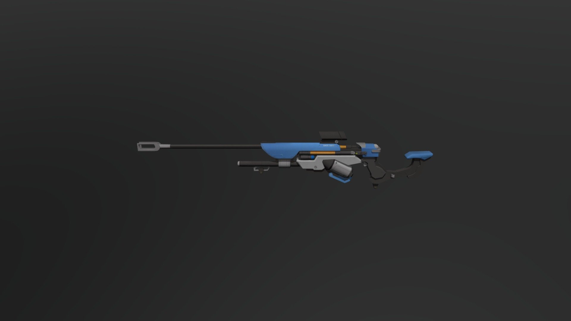 Ana's Biotic Rifle - WIP Texture - Standard Skin - 3D model by ...