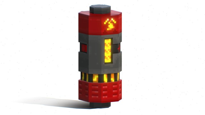 Thermite Grenade - Minecraft | Apex Legends 3D Model