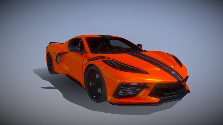 Chevrolet Corvette C8 3D Model