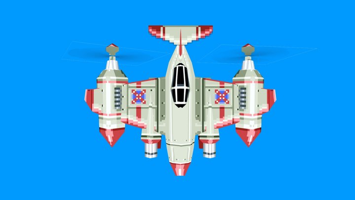 Rebel Fighter 3D Model