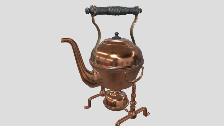 Victorian kettle 3D Model