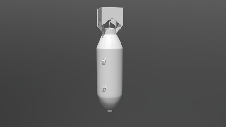 Bomb (high-poly draft) 3D Model