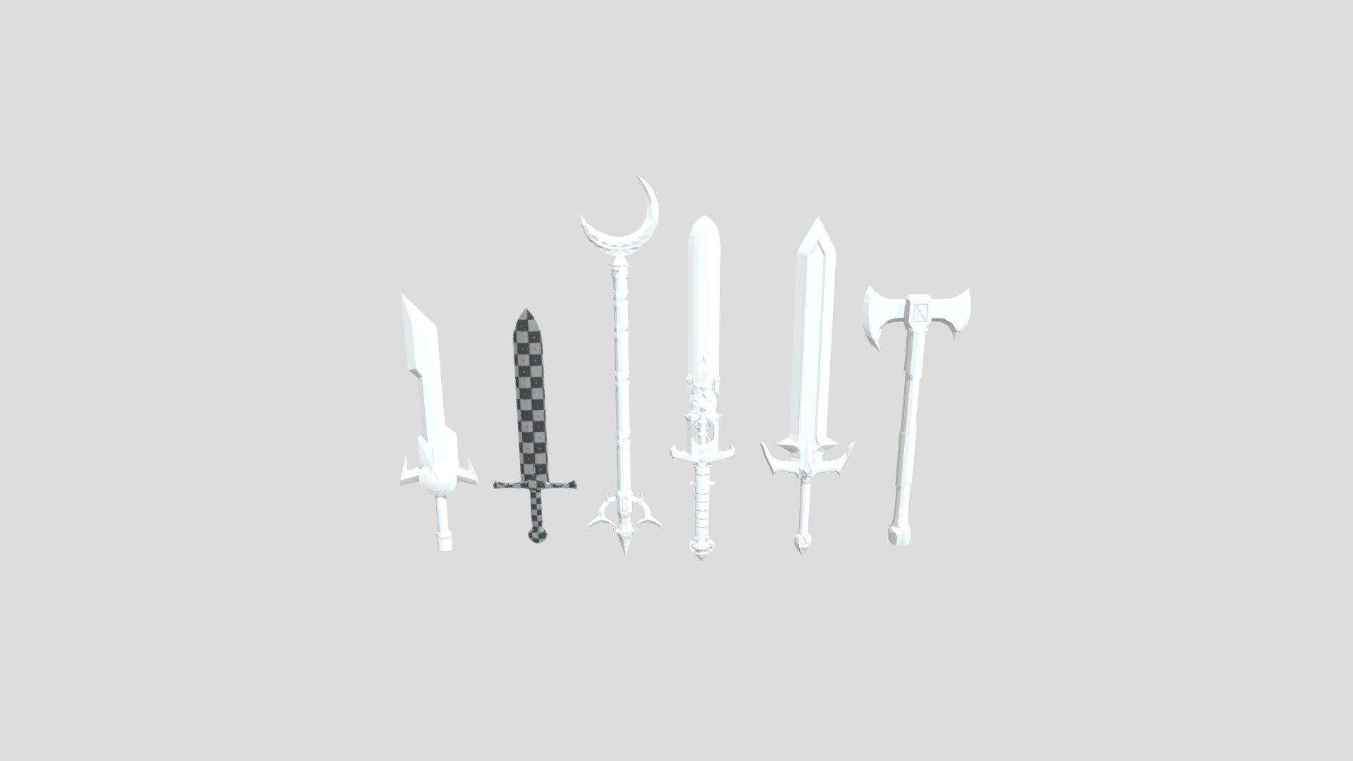 Weapon collection - 3D model by hunhow (@_hunhow) [0e4d151] - Sketchfab