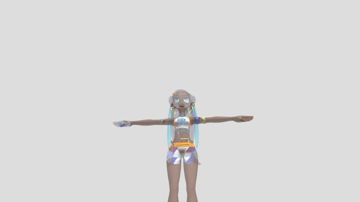 Nintendo Switch - Pokemon Sword Shield - Nessa 3D Model