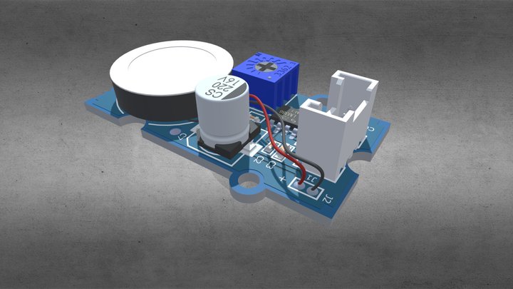 Haut-parleur Grove 3D Model