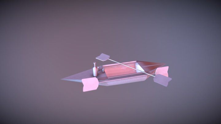лодка 3D Model
