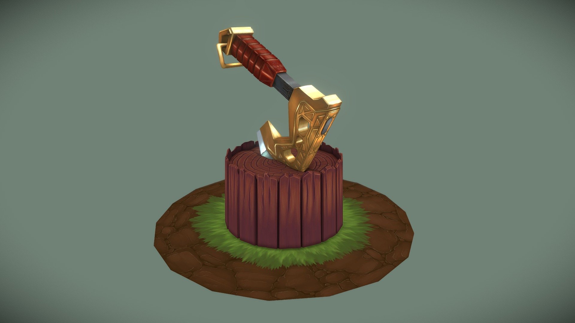 Golden Axe (HP) - 3D model by Dawan [0e4e656] - Sketchfab