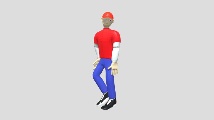 Human Animation 3D Model