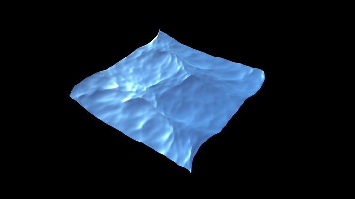Ocean Wave Sim 3D Model