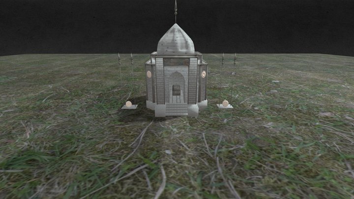 Мавзолей Баубек батыра (Жаксынский район) 3D Model