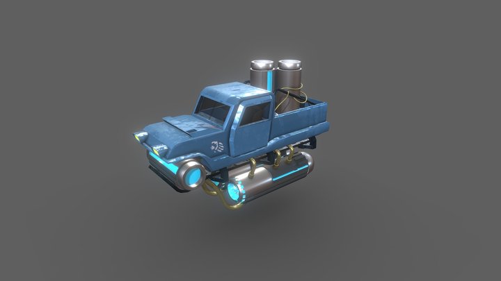Sci-Fi Truck – Modello 3D gratuito STL