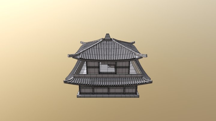 Japanese styled House 3D Model