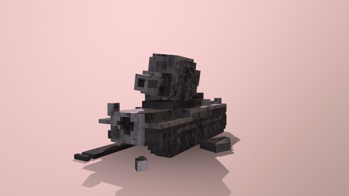 Pixel Karl crash – Modello 3D gratuito STL