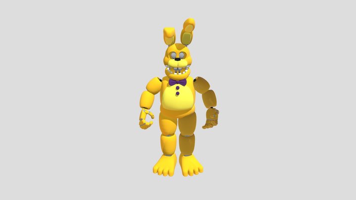 Bonnie left to rot fbx version 3D Model