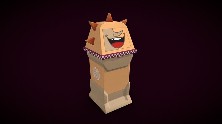 Sun Trash Bin | Fan Art 3D Model