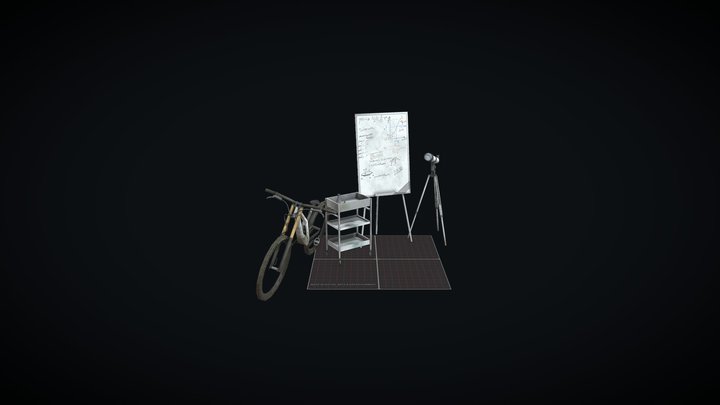 DAE 5 Finished props - ECO HOUSE 3D Model