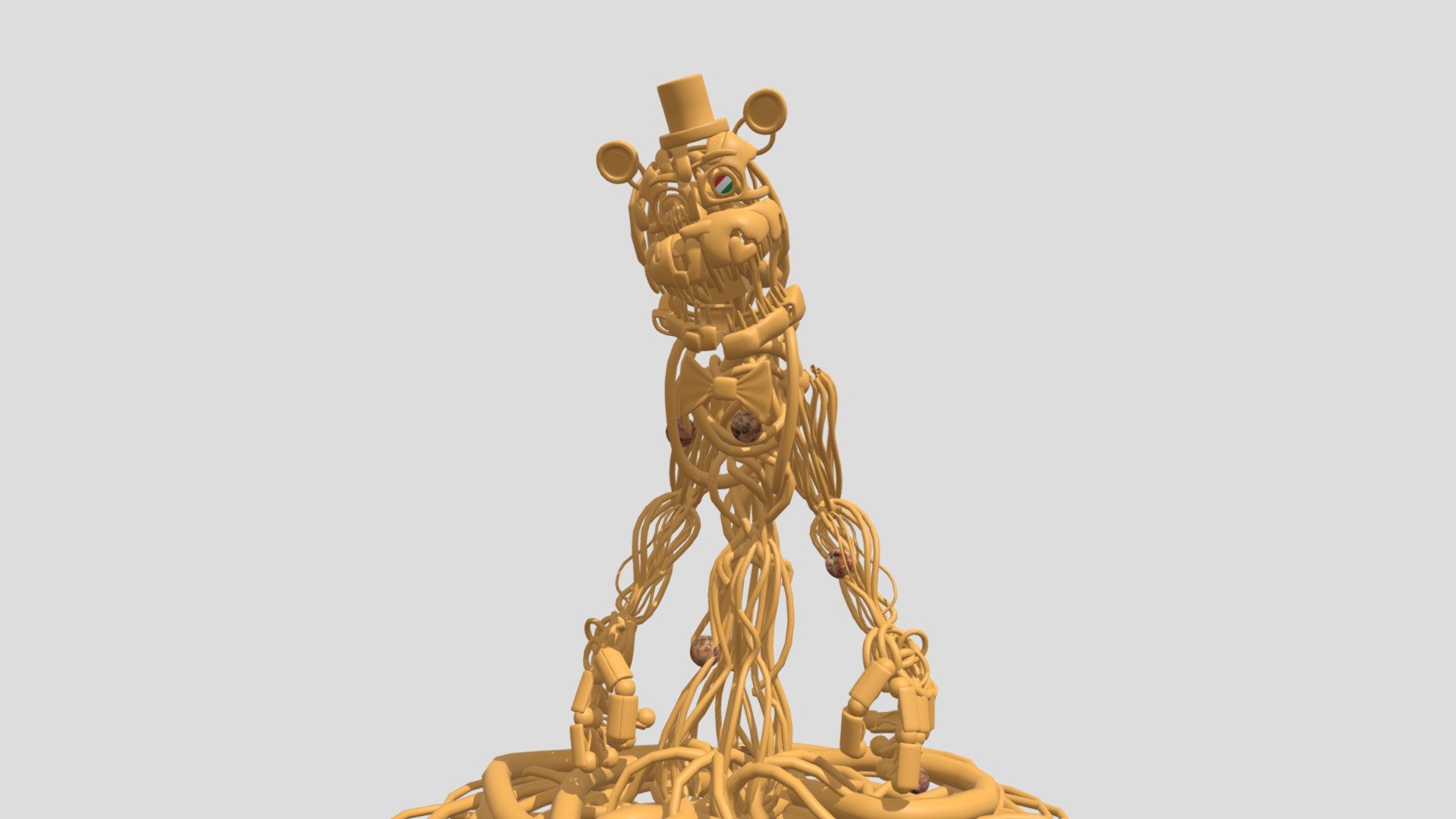 Spaghetti Freddy - Download Free 3D model by Forsaken AR Official ...