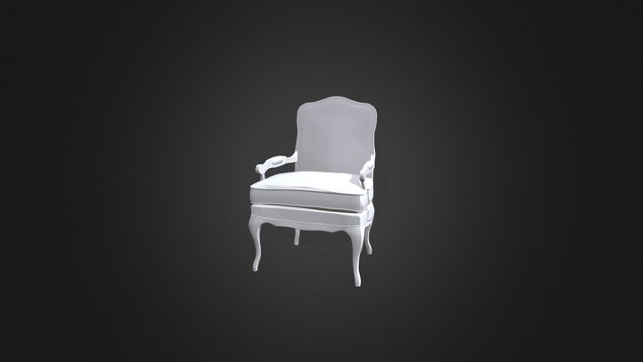 Duane Leach Low Poly Chair 01 3D Model