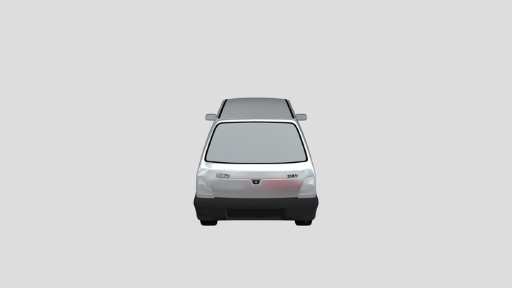 Maruti 800 car 3d model 3D Model