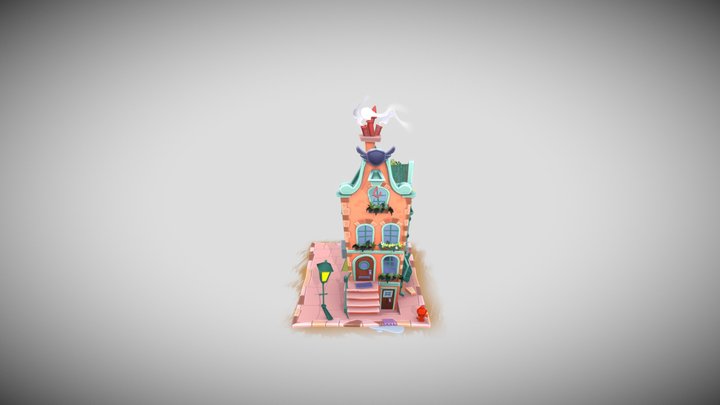 Stylized Low Poly Game-Ready Model 3D Model