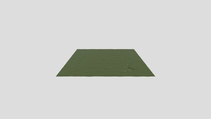 Plain grass map sfm 3D Model