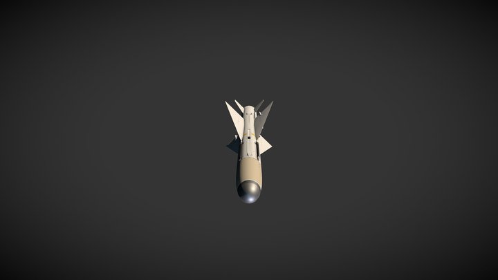 Missile_R530C_lod0 3D Model