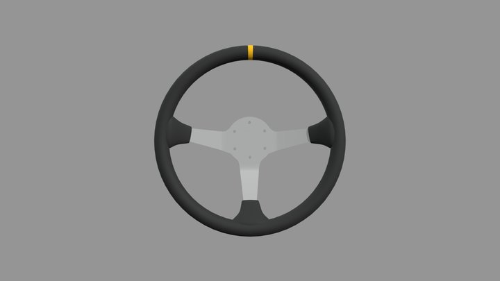 Steering wheel 3D Model