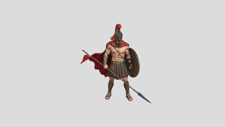 King Leonidas I 3D Model