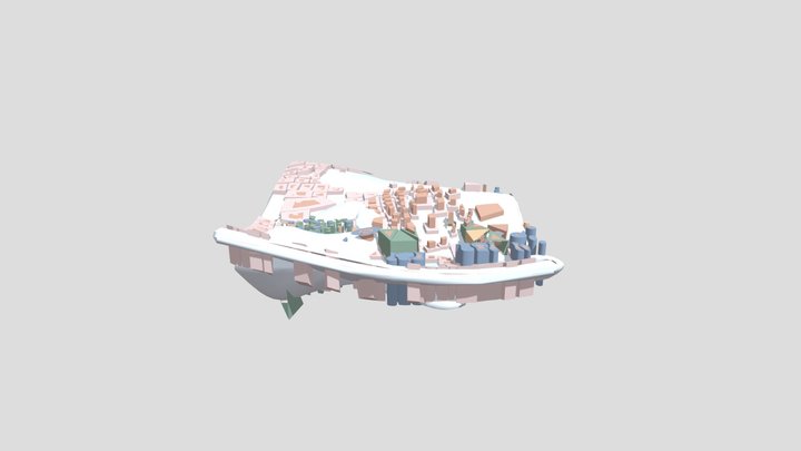 Sophie Reduced Relief 3D Model