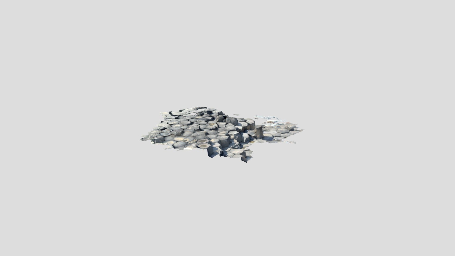 Giant's Causeway_hexagonal columns - Download Free 3D model by CUHK ...