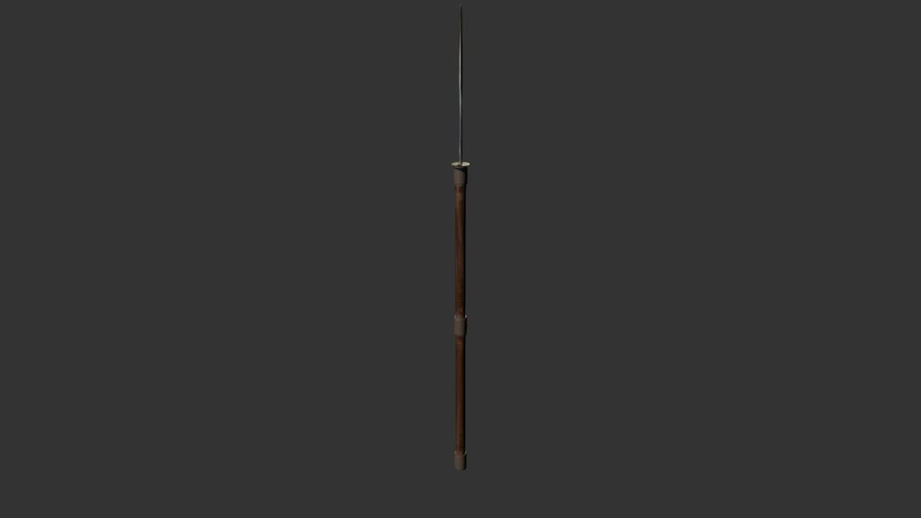 Naginata - 3D model by TWalker0134 [0e5b645] - Sketchfab