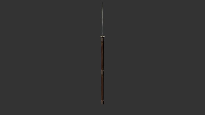 Naginata 3D Model